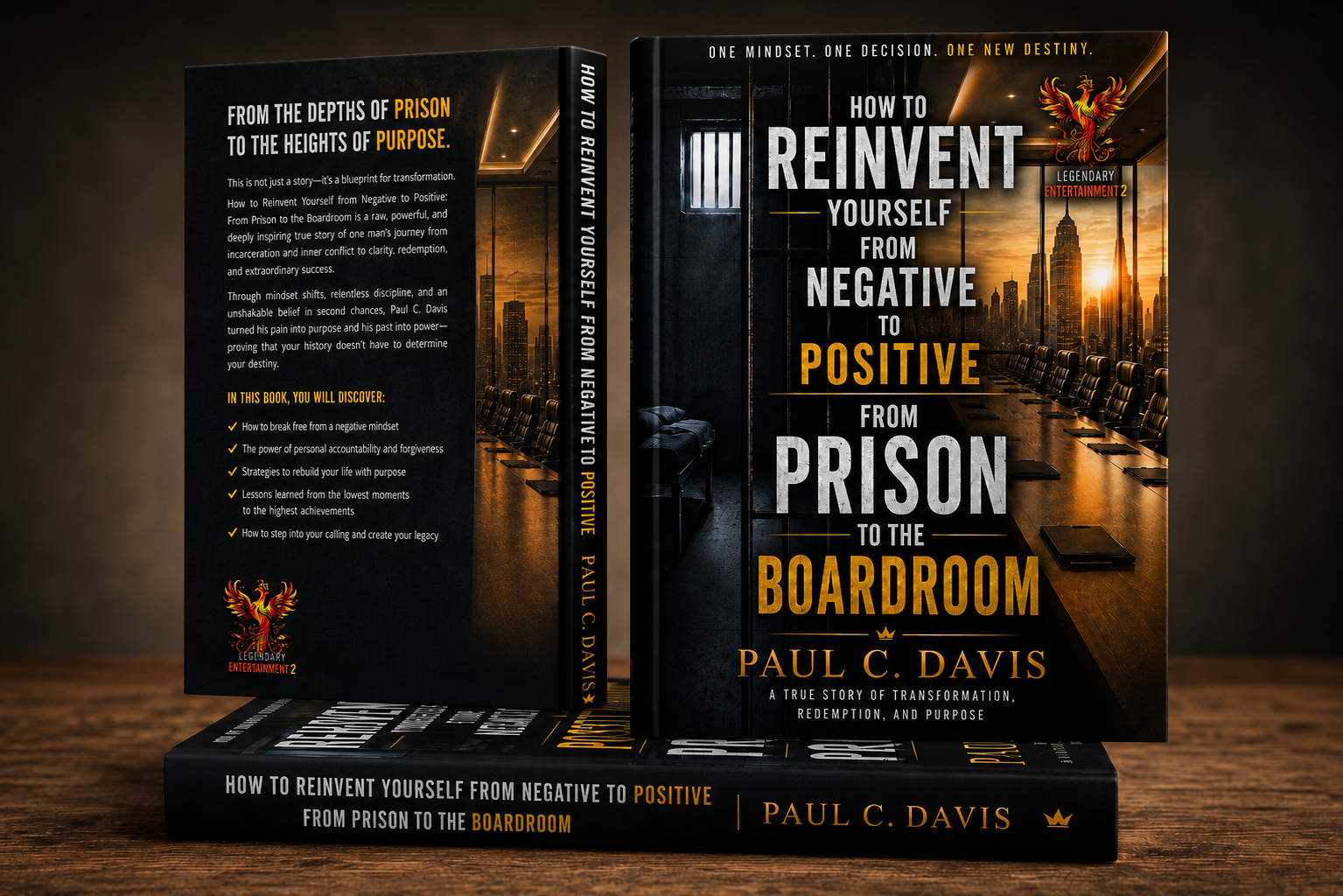 How To Reinvent Yourself from Negative to Positive; From Prison to the Boardroom